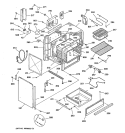 BODY PARTS Diagram and Parts List for JCSP38GV2BB  General Electric Range