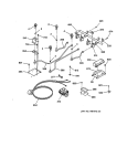 GAS & BURNER PARTS Diagram and Parts List for JGP326WEV2WW  General Electric Cooktop
