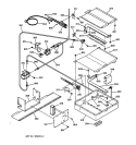 OVEN BURNER PARTS Diagram and Parts List for JGSP44AEV2AA  General Electric Range