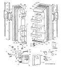 DOORS Diagram and Parts List for TFX20NWXFWH  General Electric Refrigerator