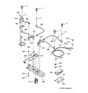 BURNER Diagram and Parts List for JGP626WEV6WW  General Electric Cooktop