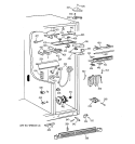 FRESH FOOD SECTION Diagram and Parts List for TPJ24PFZAWW  General Electric Refrigerator