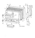 FREEZER DOOR Diagram and Parts List for TBX19VAZBRWW  General Electric Refrigerator
