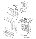 Part Location Diagram of WD27X0551 GE USE GEH WD27X551