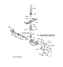 MOTOR - PUMP MECHANISM Diagram and Parts List for GSD4210X73AA  General Electric Dishwasher