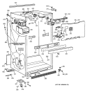 CABINET PARTS Diagram and Parts List for TBI18JIZHRWW  General Electric Refrigerator