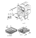BODY PARTS Diagram and Parts List for GSD900XX01BA  General Electric Dishwasher