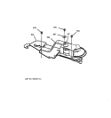 DOOR LOCK Diagram and Parts List for JTP18WW2WW  General Electric Wall Oven