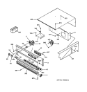 CONTROL PANEL Diagram and Parts List for JKP27BW2BB  General Electric Wall Oven