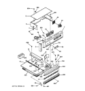 CONTROL PANEL Diagram and Parts List for JRP24BW2BB  General Electric Wall Oven