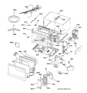 Part Location Diagram of WB03T10211 GE PUSH BUTTON White