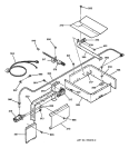 BURNER Diagram and Parts List for JGRS14BEW2BB  General Electric Range