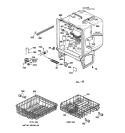 BODY PARTS Diagram and Parts List for GSD900XX02BA  General Electric Dishwasher