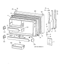 FREEZER DOOR Diagram and Parts List for TBX22ZAZHRAA  General Electric Refrigerator