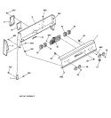 CONTROL PANEL Diagram and Parts List for JBS29GM4WH  General Electric Range
