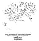BACKSPLASH & COIN BOX ASSEMBLY Diagram and Parts List for WCCB2050T8AC  General Electric Washer
