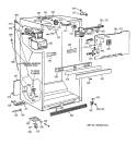 CABINET PARTS Diagram and Parts List for TBX21JIZKRAA  General Electric Refrigerator