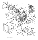 BODY PARTS Diagram and Parts List for JGSP44AEY1AA  General Electric Range