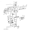 Part Location Diagram of WR40X1738 GE MULLION White