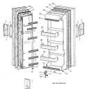 Part Location Diagram of WR82X10004 GE COVER ACCESS Assembly