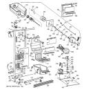 FREEZER SECTION Diagram and Parts List for CSK27PFZAAA  Hotpoint Refrigerator