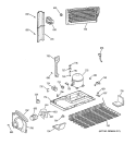UNIT PARTS Diagram and Parts List for CTX21BAXPRWH  Hotpoint Refrigerator