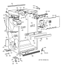 CABINET PARTS Diagram and Parts List for CTI18GIZJRWW  Hotpoint Refrigerator
