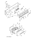 CONTROL PANEL & OVEN DOOR Diagram and Parts List for LEB316GT3AD  General Electric Range