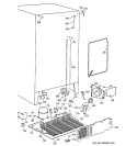 UNIT PARTS Diagram and Parts List for MST25GRZAWW  General Electric Refrigerator