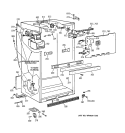 CABINET PARTS Diagram and Parts List for MTX18GAZKRAA  General Electric Refrigerator