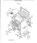 BODY PARTS Diagram and Parts List for JBP24GV2  General Electric Range