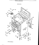 BODY PARTS Diagram and Parts List for JBP25GV2  General Electric Range