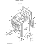 BODY PARTS Diagram and Parts List for JBC17GV3  General Electric Range
