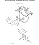 BURNER & GAS PARTS Diagram and Parts List for JGBS20GEV4WH  General Electric Range