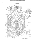 BODY PARTS Diagram and Parts List for JGBP27SEV2AD  General Electric Range