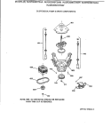 SUSPENSION, PUMP & DRIVE COMPONENTS Diagram and Parts List for WJXR2080T2AA  General Electric Washer