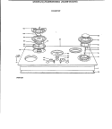 COOKTOP Diagram and Parts List for ZGU661ES3WG  General Electric Cooktop