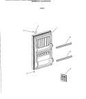 DOOR Diagram and Parts List for TAX4SNXWN  General Electric Refrigerator