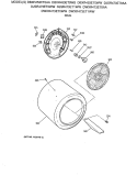 DRUM Diagram and Parts List for DBXR453ET0AA  General Electric Dryer