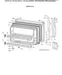 FREEZER DOOR Diagram and Parts List for TBX18DAXFRWW  General Electric Refrigerator