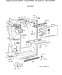 CABINET PARTS Diagram and Parts List for TBX18JAXFRAA  General Electric Refrigerator