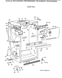 CABINET PARTS Diagram and Parts List for TBX18JIXHRAA  General Electric Refrigerator