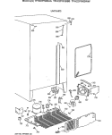 UNIT PARTS Diagram and Parts List for TFH22PRXBBB  General Electric Refrigerator