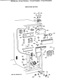 FRESH FOOD SECTION Diagram and Parts List for TFH24PRXBWW  General Electric Refrigerator