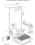 UNIT PARTS Diagram and Parts List for TFH30PRTBAA  General Electric Refrigerator