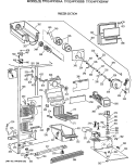 FREEZER SECTION Diagram and Parts List for TFX24PFXBAA  General Electric Refrigerator