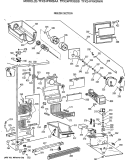 FREEZER SECTION Diagram and Parts List for TFX24PRXBWW  General Electric Refrigerator