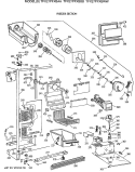 FREEZER SECTION Diagram and Parts List for TFX27PFXBAA  General Electric Refrigerator