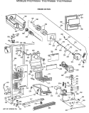 FREEZER SECTION Diagram and Parts List for TFX27PRXBBB  General Electric Refrigerator