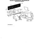 BACKSPLASH ASSEMBLY Diagram and Parts List for DDC6000SBLAD  General Electric Dryer